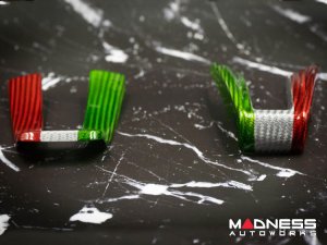 Alfa Romeo Stelvio Steering Wheel Trim - Carbon Fiber - Lower Center Trim - Italian Theme - QV Model Alfa Romeo Stelvio Steering Wheel Trim - Carbon Fiber - Lower Center Trim - Italian Theme - QV Model